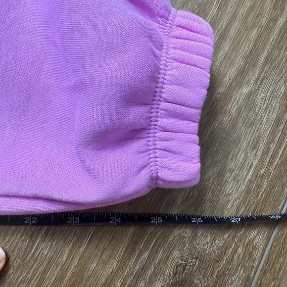 Nike Girls Loose Fit Sweatpants Size L Rush Fuchsia Back to School NWT Fleece - Picture 12 of 14